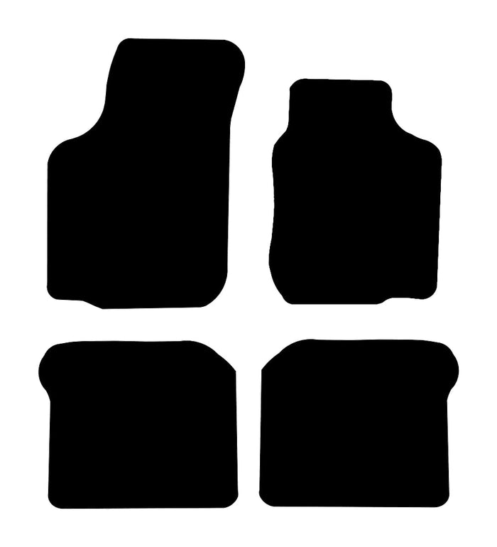 Volkswagen Golf (MK4) 1997 - 2004 Car Mats vehicle mat pattern
