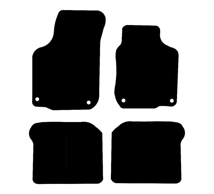 Volkswagen Golf (MK4) (Oval Clip) (R32) 1997 - 2004 Car Mats vehicle mat pattern