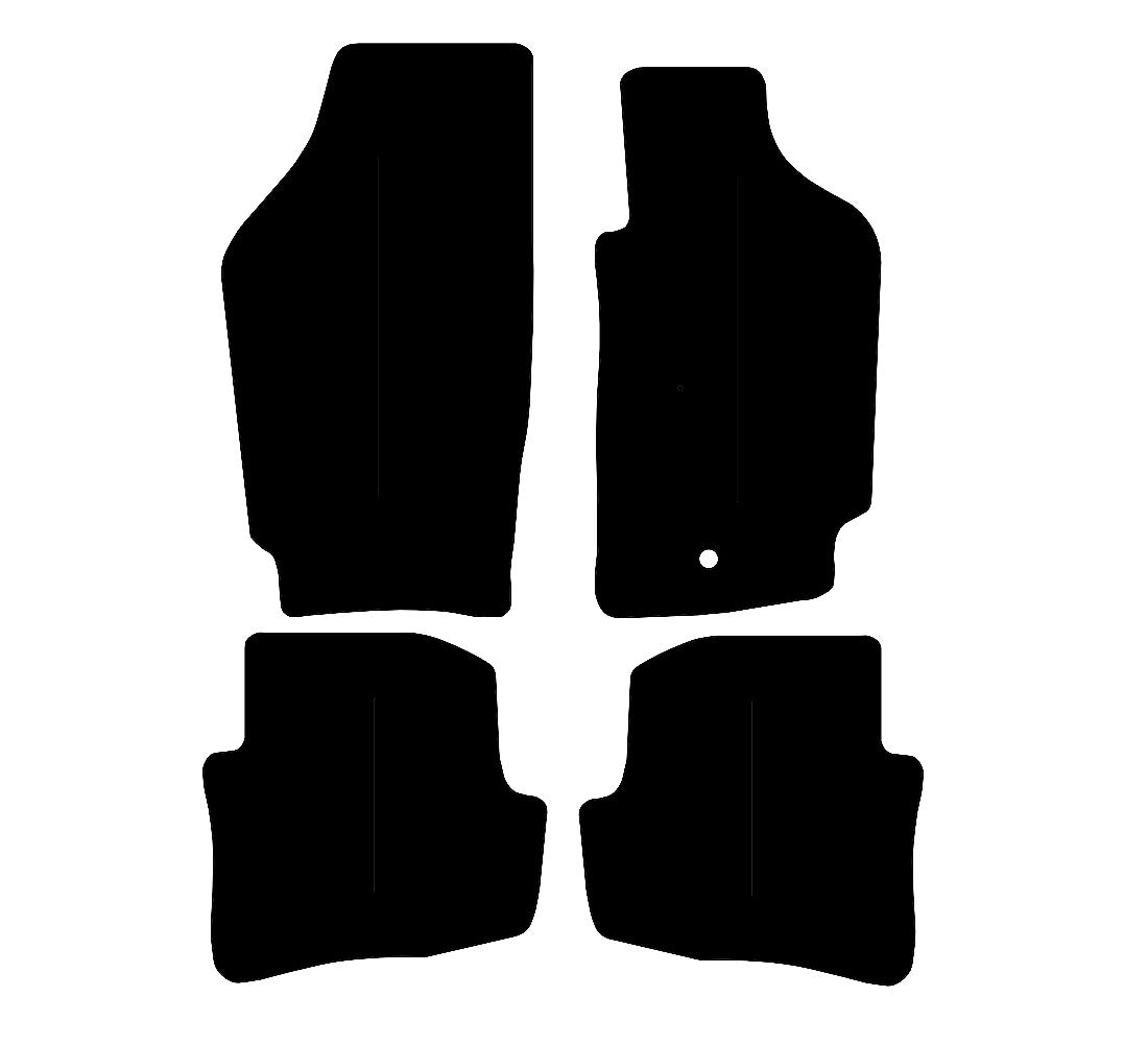 Volkswagen Fox 2006 - 2012 Car Mats vehicle mat pattern
