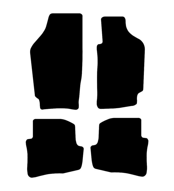 Volkswagen Fox (No Clips) 2006 - 2012 Car Mats vehicle mat pattern
