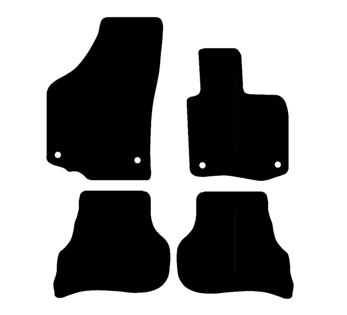 Volkswagen Golf Plus (MK5) 2006 - 2010 Car Mats vehicle mat pattern