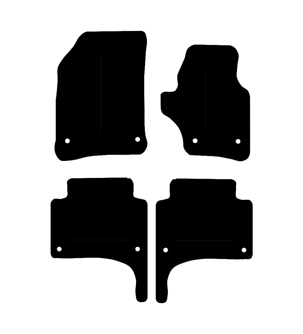 Volkswagen Touareg 2002 - 2009 Car Mats vehicle mat pattern
