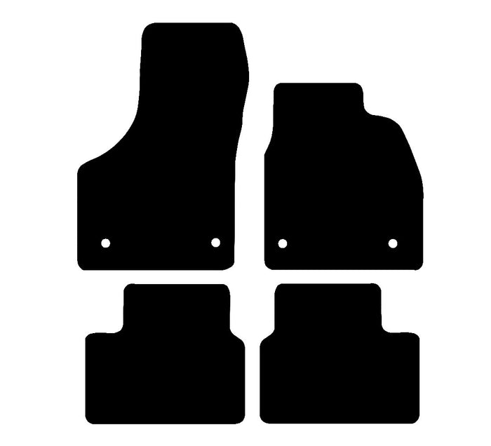 Vauxhall Meriva B 2010 - 2017 Car Mats vehicle mat pattern