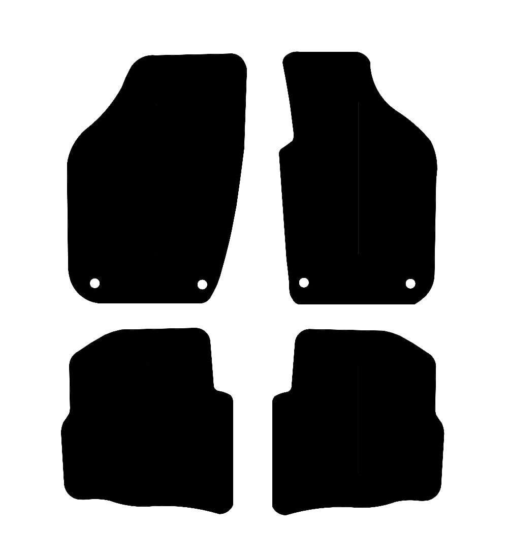 Volkswagen Polo 2002 - 2009 Car Mats vehicle mat pattern