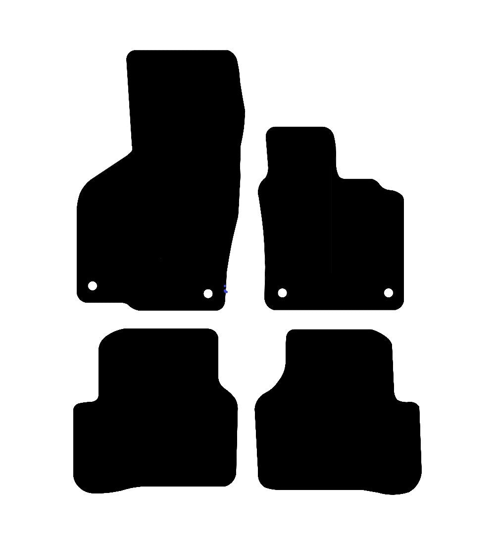 Volkswagen Passat 2005 - 2010 Car Mats vehicle mat pattern
