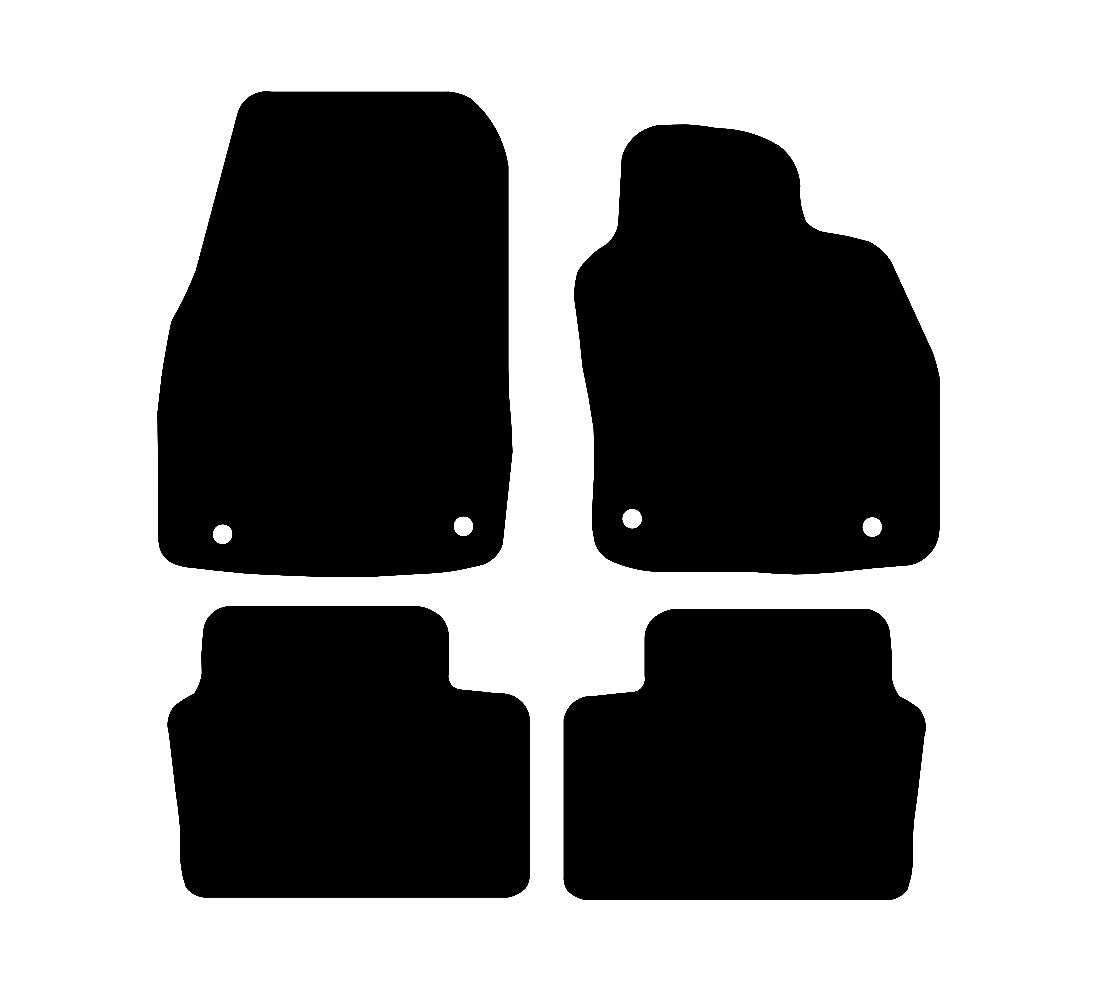 Vauxhall Astra H (MK5) 2004 - 2010 Car Mats vehicle mat pattern