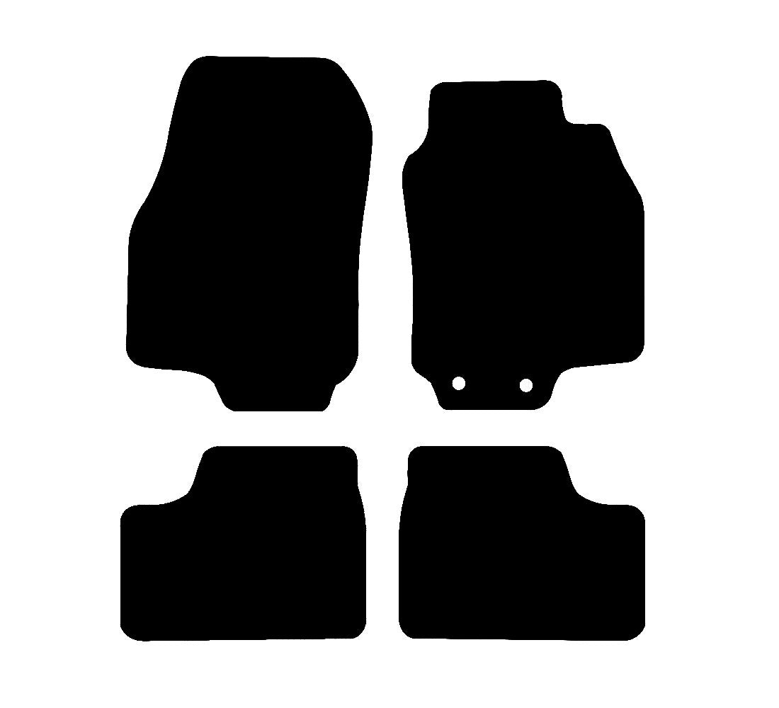 Vauxhall Astra G (MK4) 1998 - 2004 Car Mats vehicle mat pattern