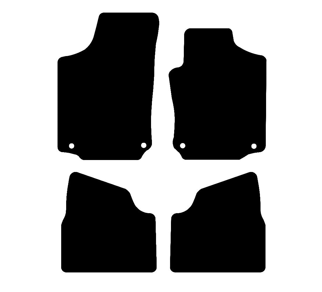 Vauxhall Corsa C 2001 - 2006 Car Mats vehicle mat pattern