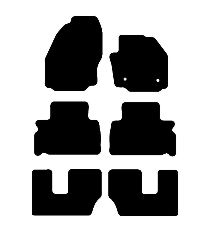 Ford Galaxy (MK 3) (Alt Clip Spacing) 2006 - 2014 Car Mats vehicle mat pattern