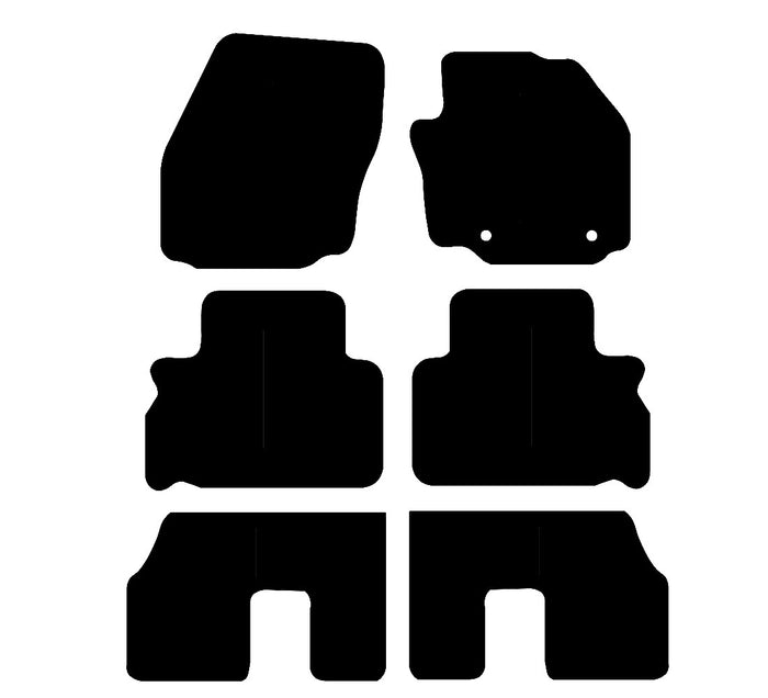 Ford S Max 7 Seat 2006 - 2012 Car Mats vehicle mat pattern