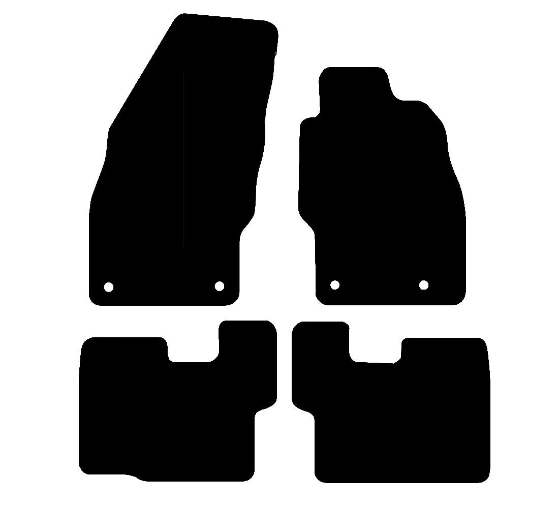 Vauxhall Corsa E 2014 - 2019 Car Mats vehicle mat pattern
