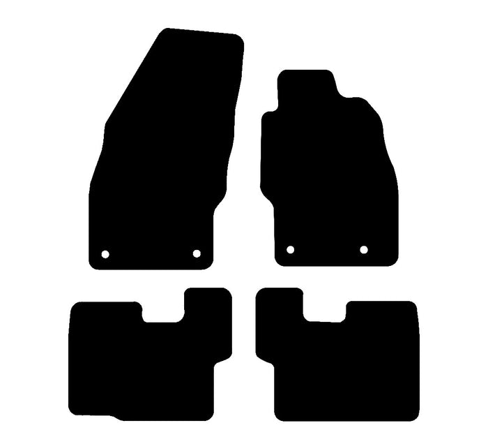 Vauxhall Corsa D 2007 - 2013 Car Mats vehicle mat pattern