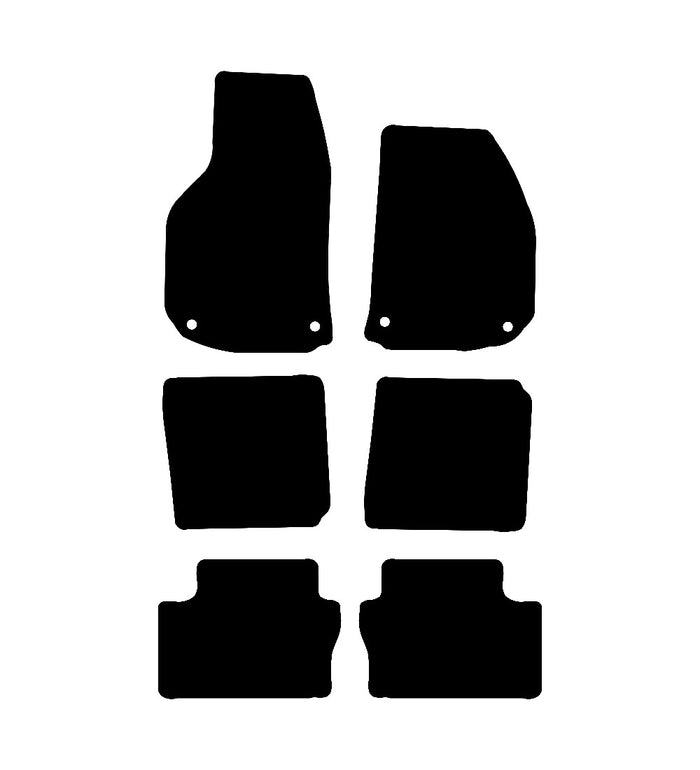 Vauxhall Zafira B 2006 - 2011 Car Mats vehicle mat pattern
