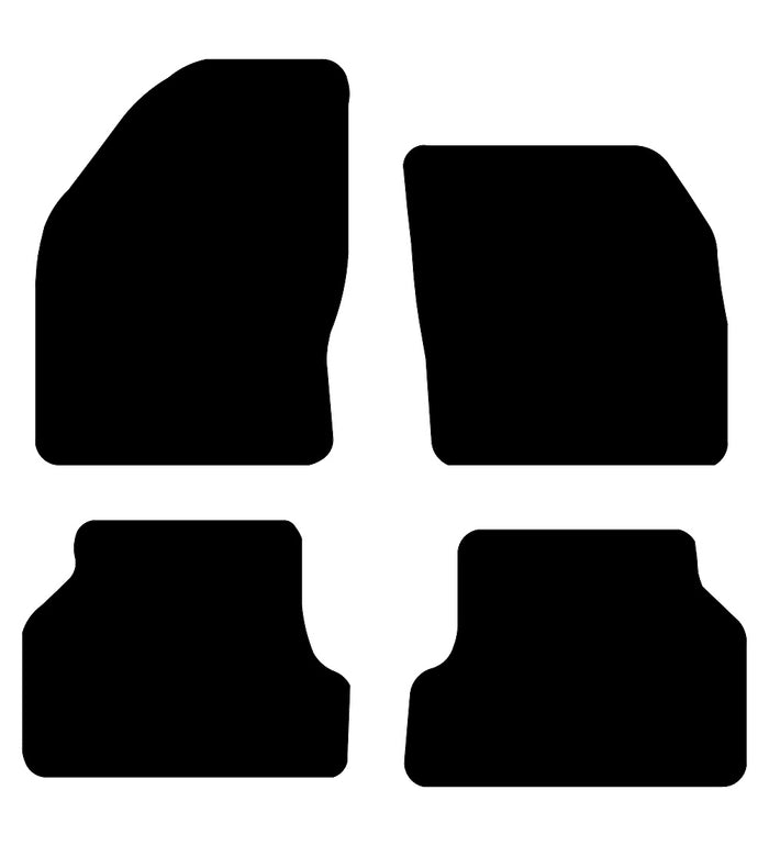 Ford Focus (MK2) (No Clips) 2004 - 2010 Car Mats vehicle mat pattern