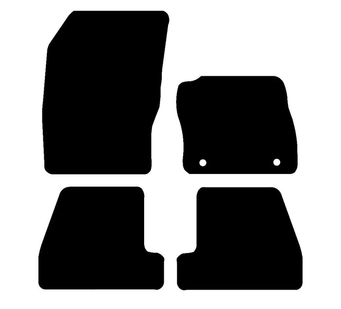 Ford Focus (MK3) (2 Clip Version) 2011 - 2015 Car Mats vehicle mat pattern