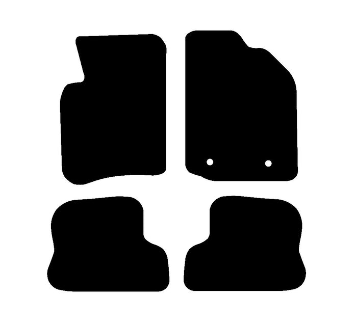 Ford KA 1996 - 2009 Car Mats vehicle mat pattern