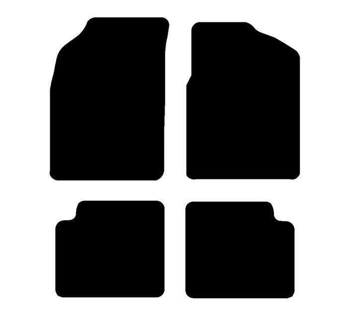 Ford KA (No Holes) 2009 - 2013 Car Mats vehicle mat pattern