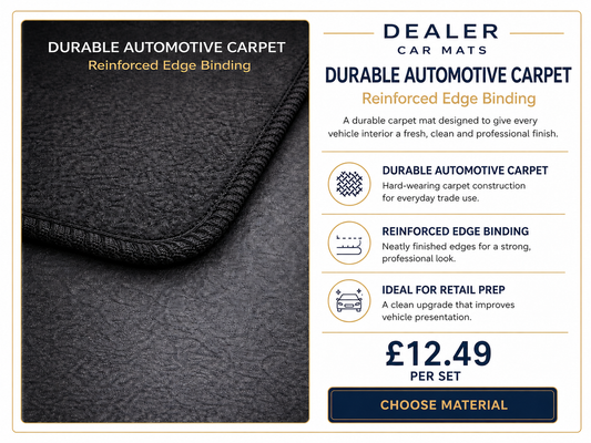 Dealer Mat material option