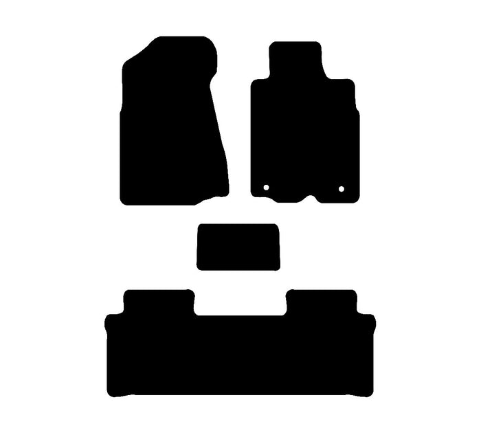 Honda CRV (Manual) 2001 - 2006 Car Mats vehicle mat pattern