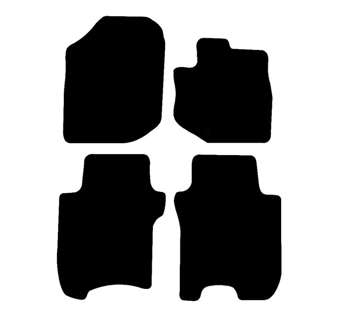 Honda Jazz (No Holes) 2008 - 2011 Car Mats vehicle mat pattern