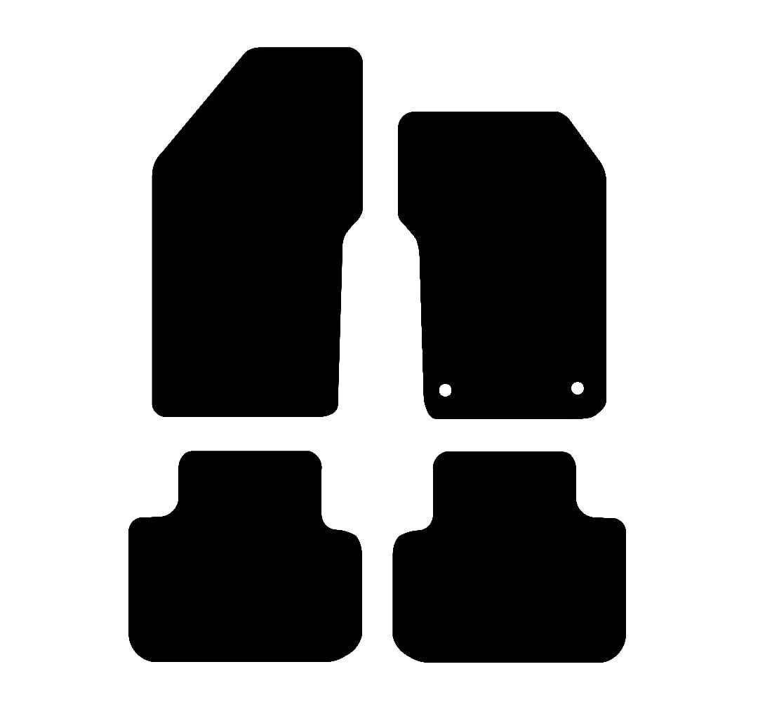 Alfa Romeo 147 2000 - 2010 Car Mats vehicle mat pattern