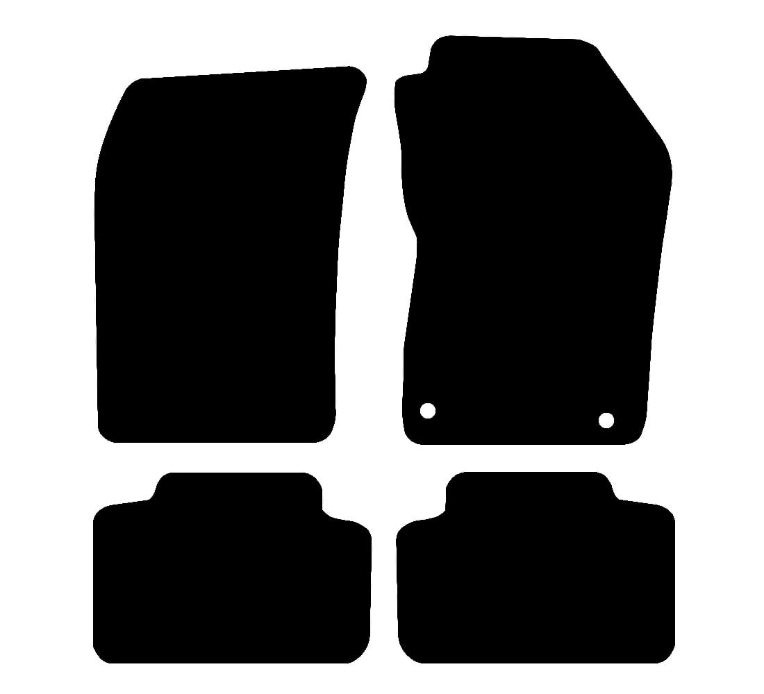 Alfa Romeo GT 2004 - 2010 Car Mats vehicle mat pattern