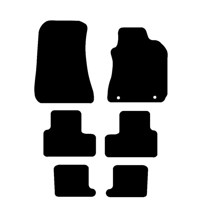 Alfa Romeo Brera 2005 - 2011 Car Mats vehicle mat pattern