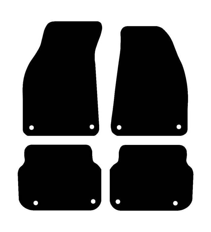 Audi S6 (MK C6) 2004 - 2009 Car Mats vehicle mat pattern