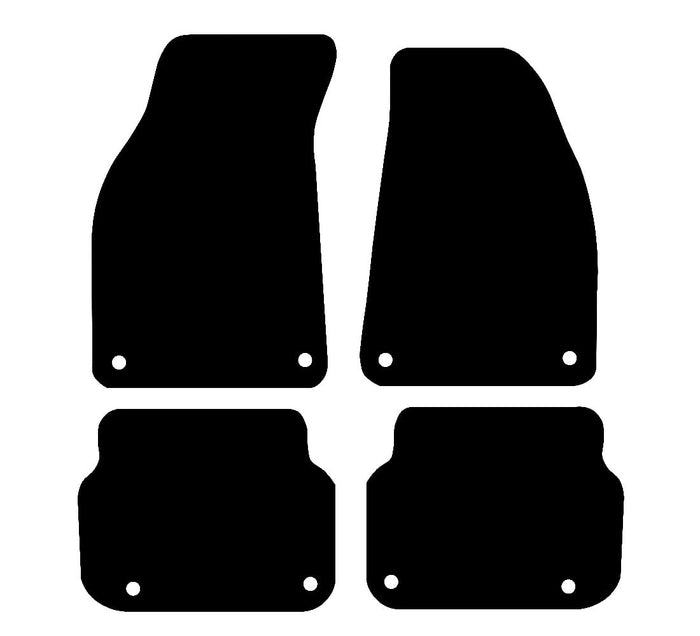 Audi A6 (MKC6) 2004 - 2009 Car Mats vehicle mat pattern