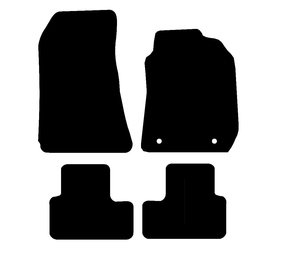 Alfa Romeo 159 (2 Clip) 2005 - 2011 Car Mats vehicle mat pattern