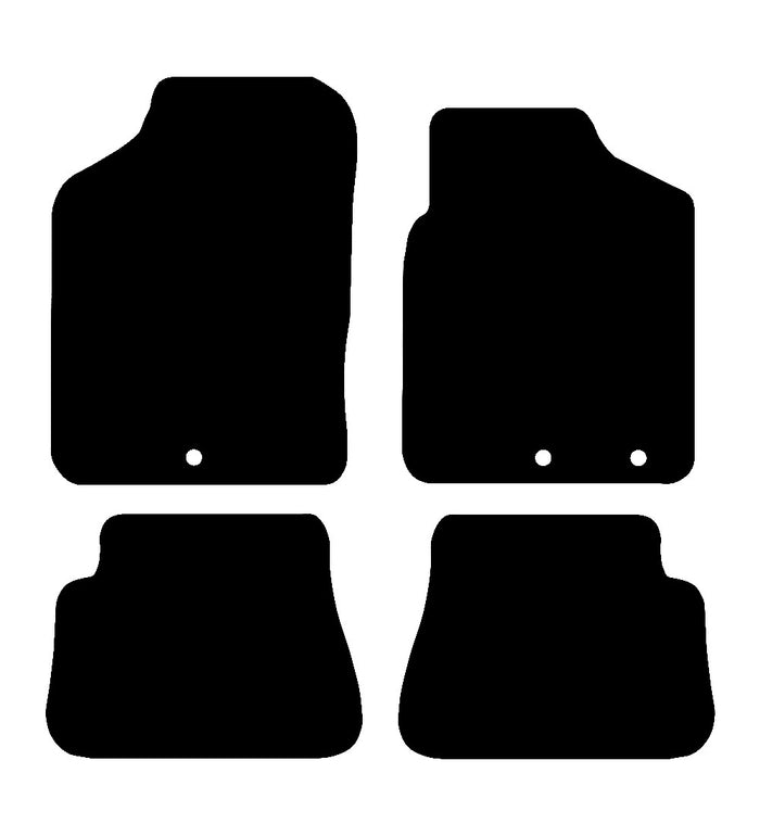 Kia Picanto 2009 - 2011 Car Mats vehicle mat pattern