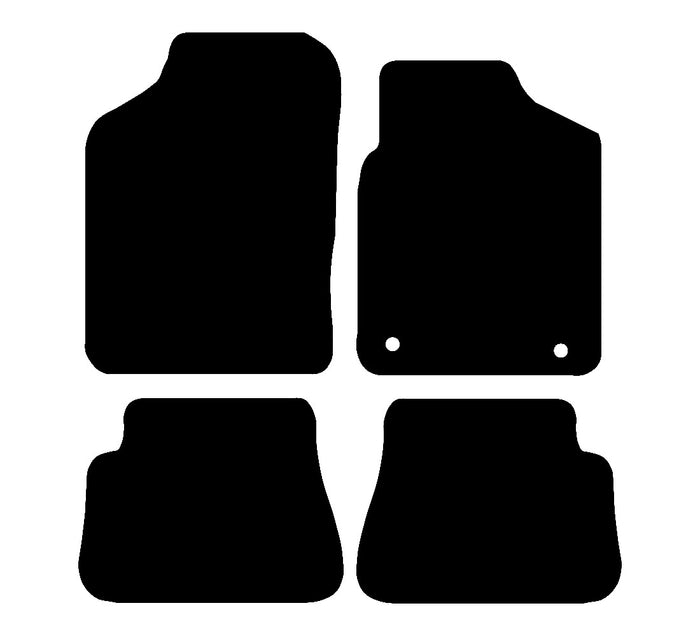 Kia Picanto 2004 - 2009 Car Mats vehicle mat pattern