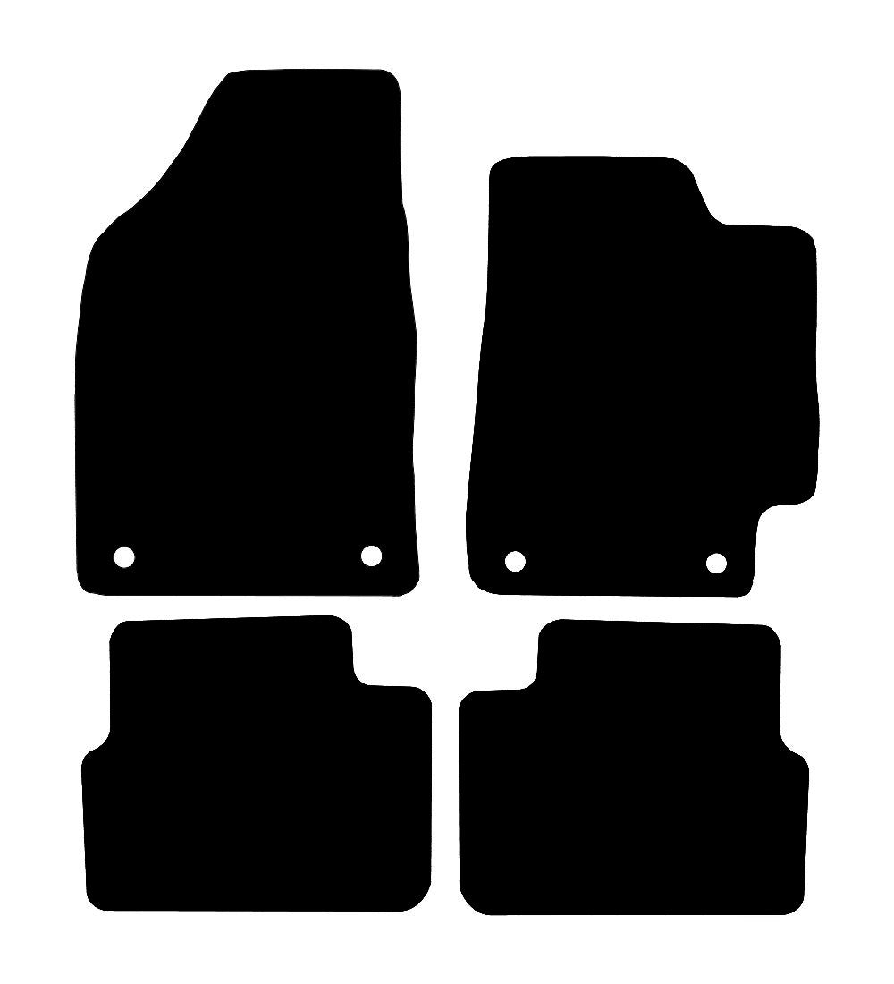 Fiat Bravo 2007 - 2014 Car Mats vehicle mat pattern