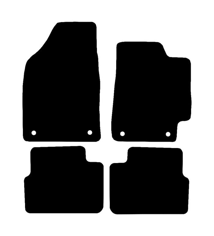 Fiat Bravo (4 Uni) 2007 - 2014 Car Mats vehicle mat pattern