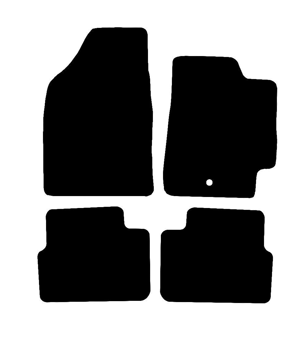 Fiat Bravo 2007 - 2014 Car Mats vehicle mat pattern