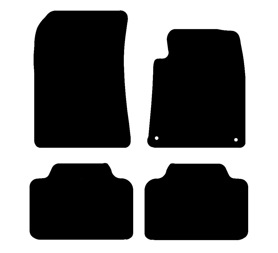 Peugeot 407 2004 - 2010 Car Mats vehicle mat pattern