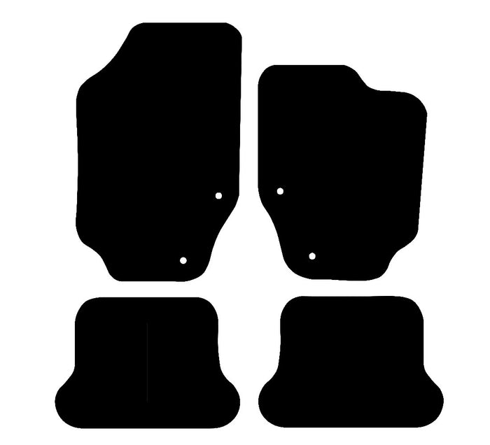 Peugeot 307 CC 2003 - 2009 Car Mats vehicle mat pattern