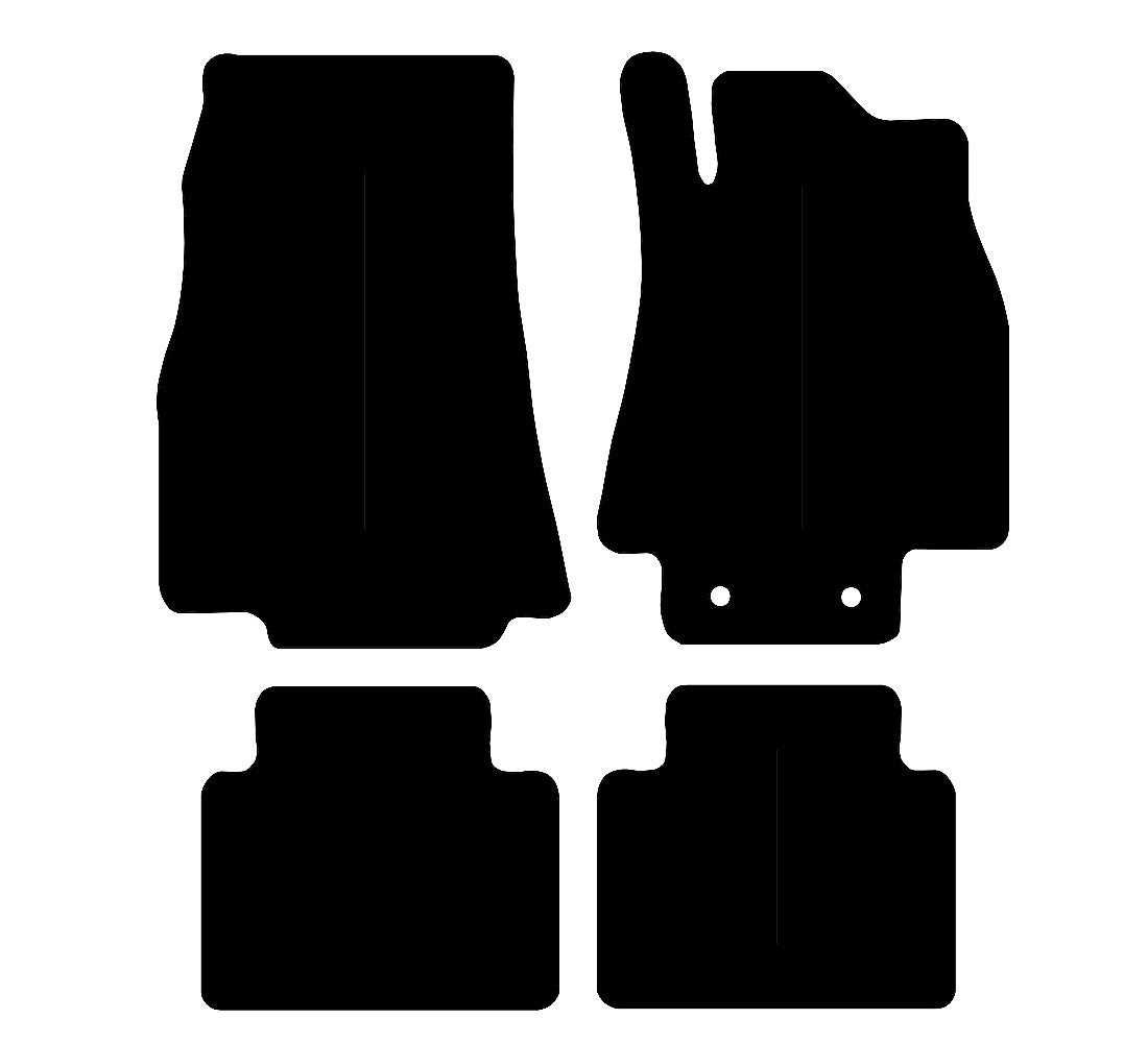 Mercedes B Class 2005 - 2012 Car Mats vehicle mat pattern