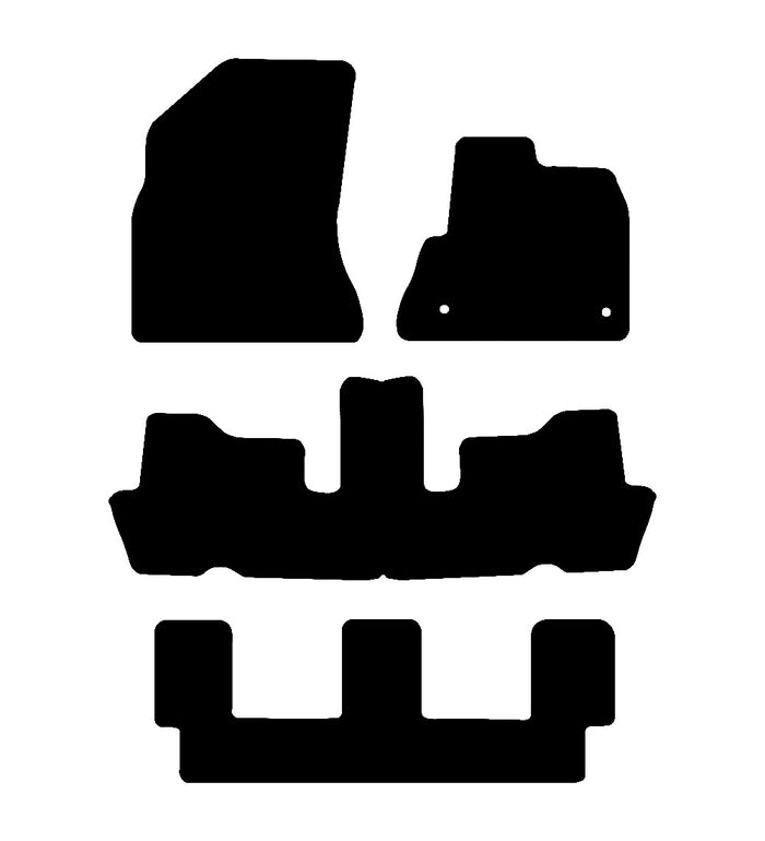 Citroen C4 Grand Picasso 2007 - 2014 Car Mats vehicle mat pattern