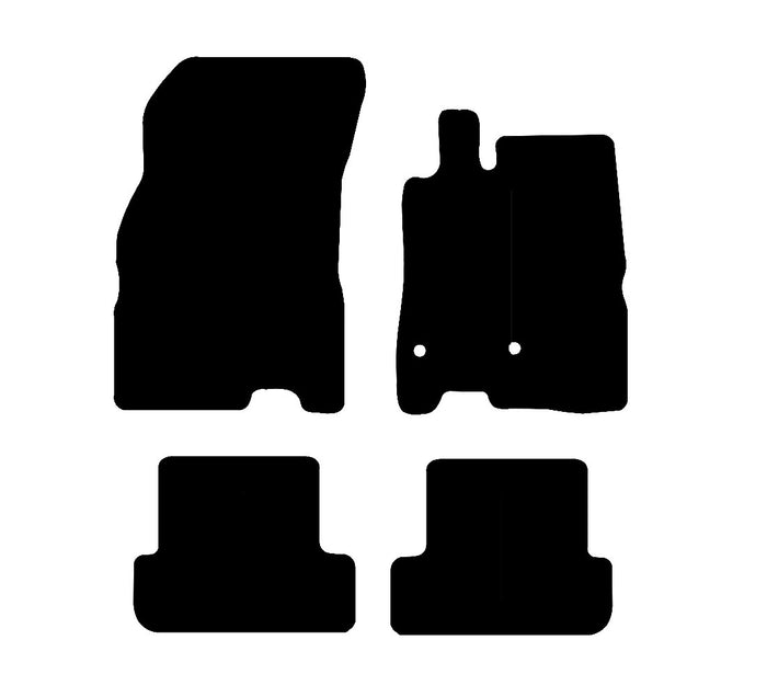Renault Megane 2008 - 2016 Car Mats vehicle mat pattern