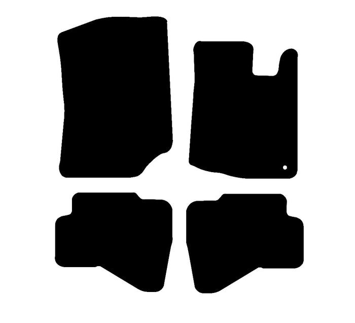 Peugeot 107 2005 - 2011 Car Mats vehicle mat pattern