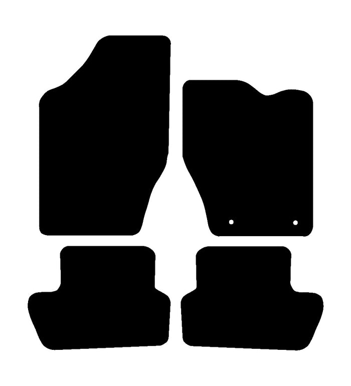 Peugeot 307 2001 - 2008 Car Mats vehicle mat pattern