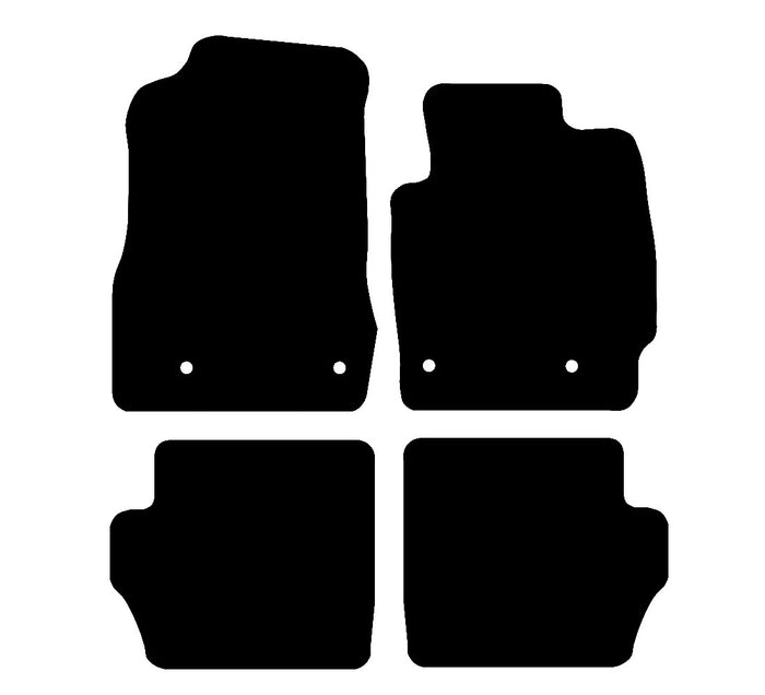 Mazda 2 2007 - 2015 Car Mats vehicle mat pattern