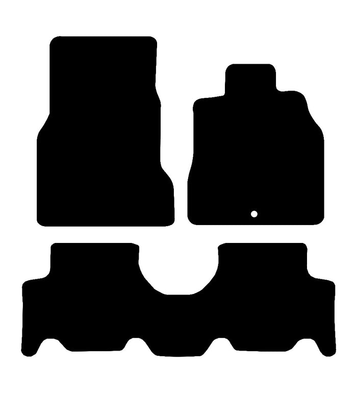 Mercedes A Class (SWB) 2001 - 2005 Car Mats vehicle mat pattern