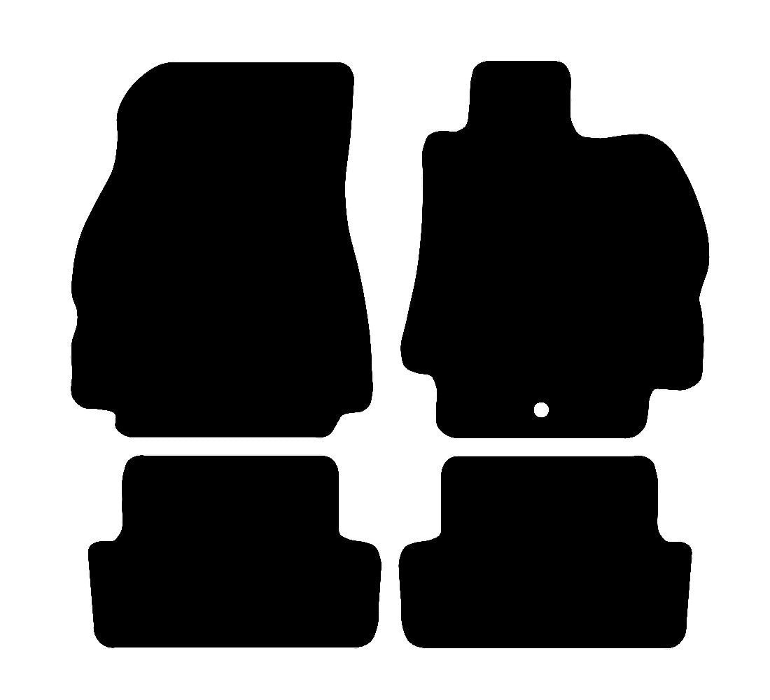 Renault Megane 2002 - 2008 Car Mats vehicle mat pattern