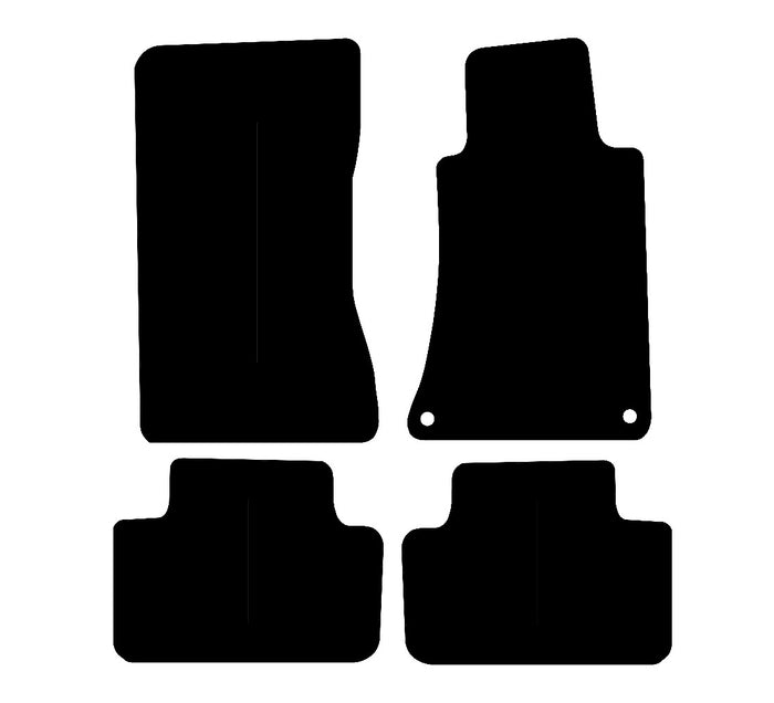 Mercedes C Class 2000 - 2007 Car Mats vehicle mat pattern