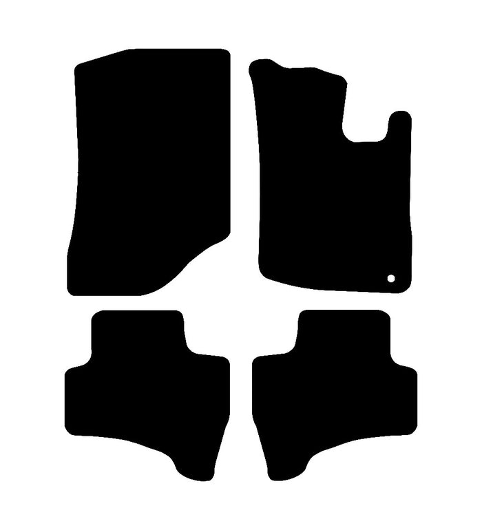 Citroen C1 2005 - 2011 Car Mats vehicle mat pattern