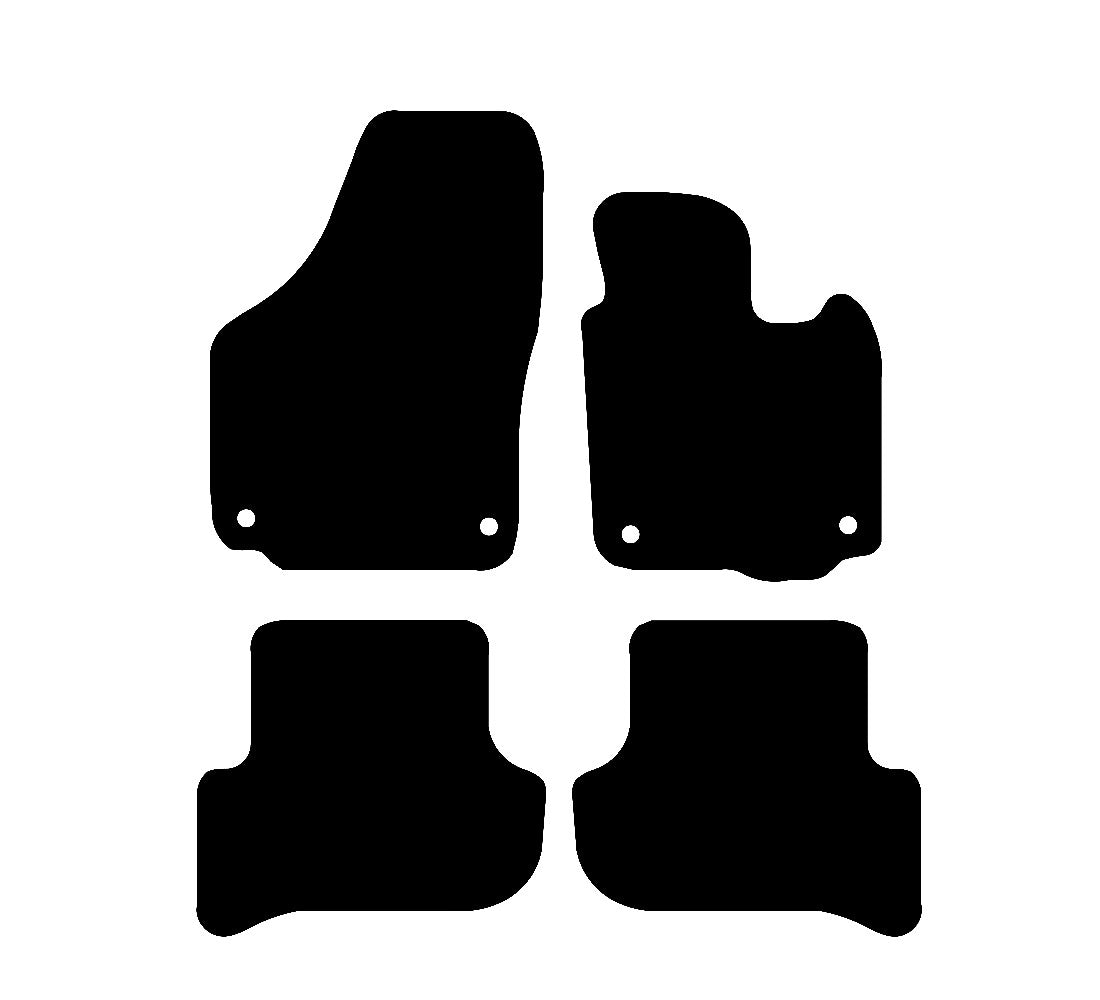 Skoda Yeti 2009 - 2020 Car Mats vehicle mat pattern