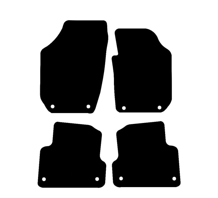 Skoda Fabia 2007 - 2014 Car Mats vehicle mat pattern