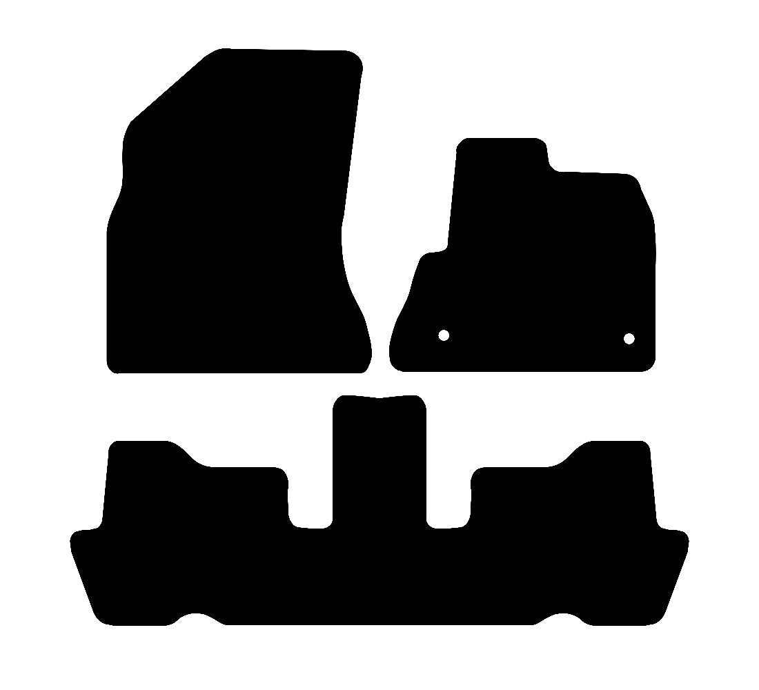 Citroen C4 Picasso 2007 - 2012 Car Mats vehicle mat pattern